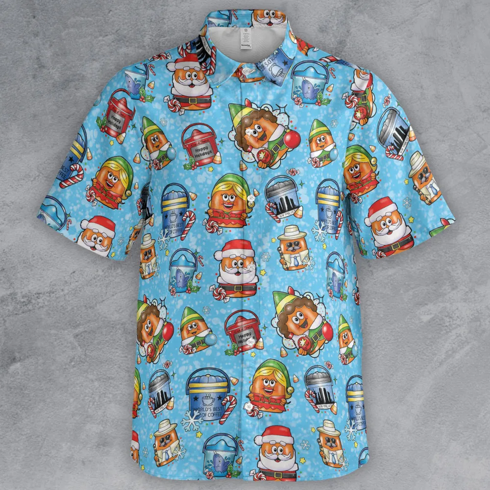 Elf Nugget Christmas Mcdonaldland Button Down Shirt - 2