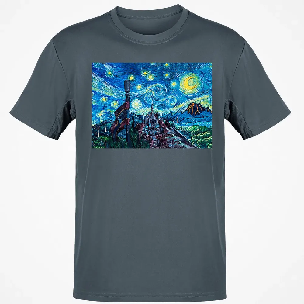 Over The Castle Poster Classic Unisex T-Shirt - 4