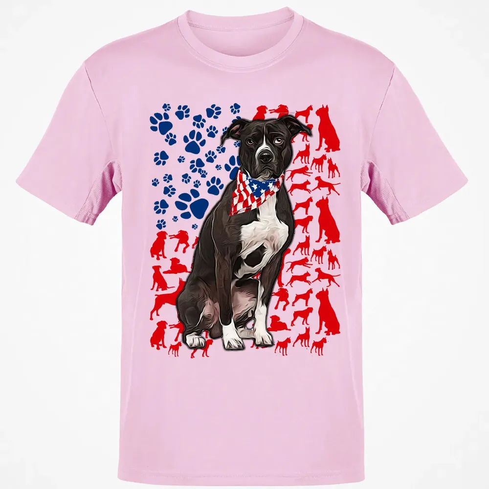 Pitbull 4th of July Classic Unisex T-Shirt - 6