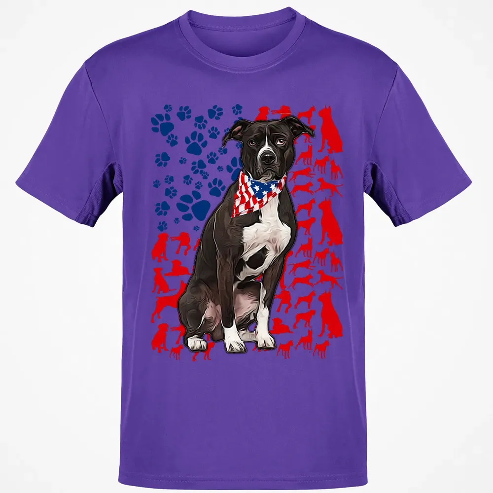 Pitbull 4th of July Classic Unisex T-Shirt - 10