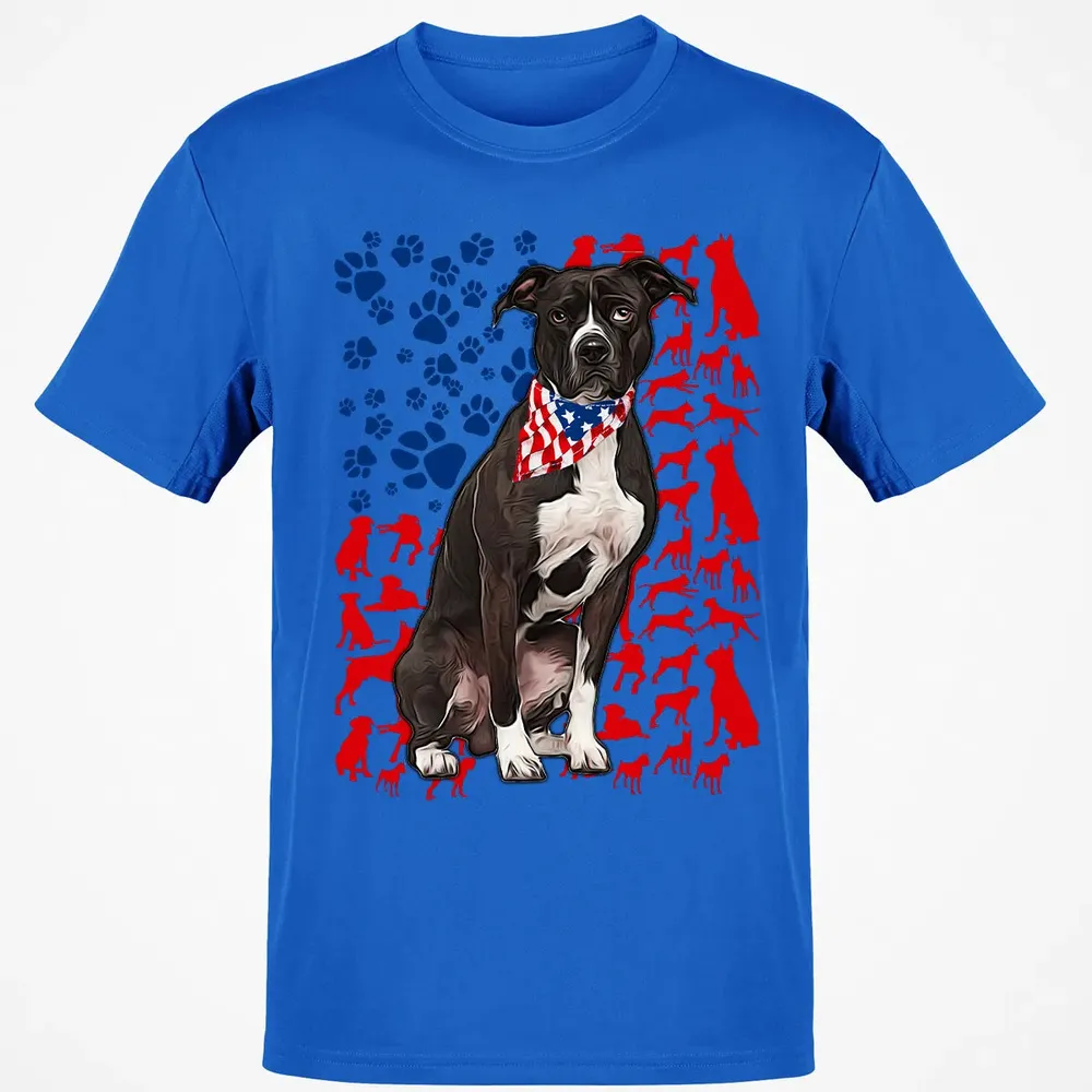Pitbull 4th of July Classic Unisex T-Shirt - 12