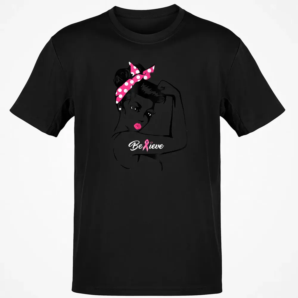Breast Cancer Warrior T Awareness  Support Believe Classic Unisex T-Shirt - 2