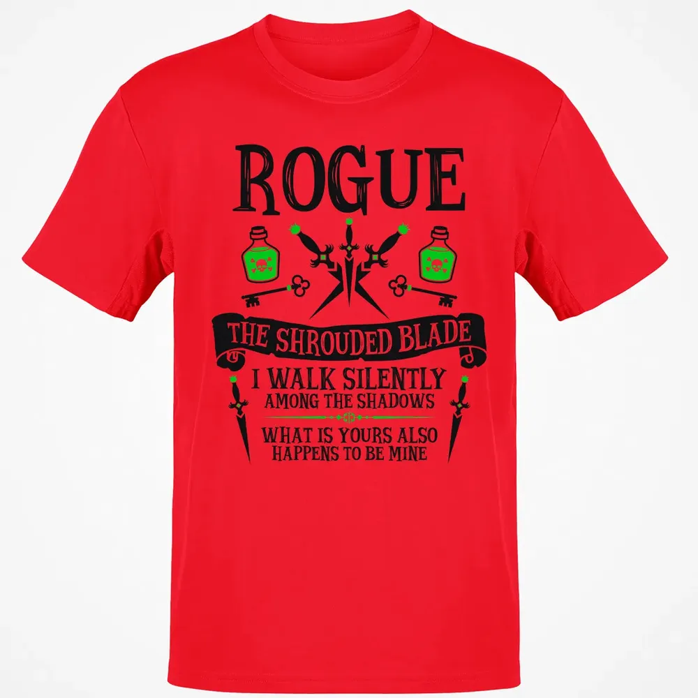 ROGUE, THE SHROUDED BLADE (Black Text) Classic Unisex T-Shirt - 11
