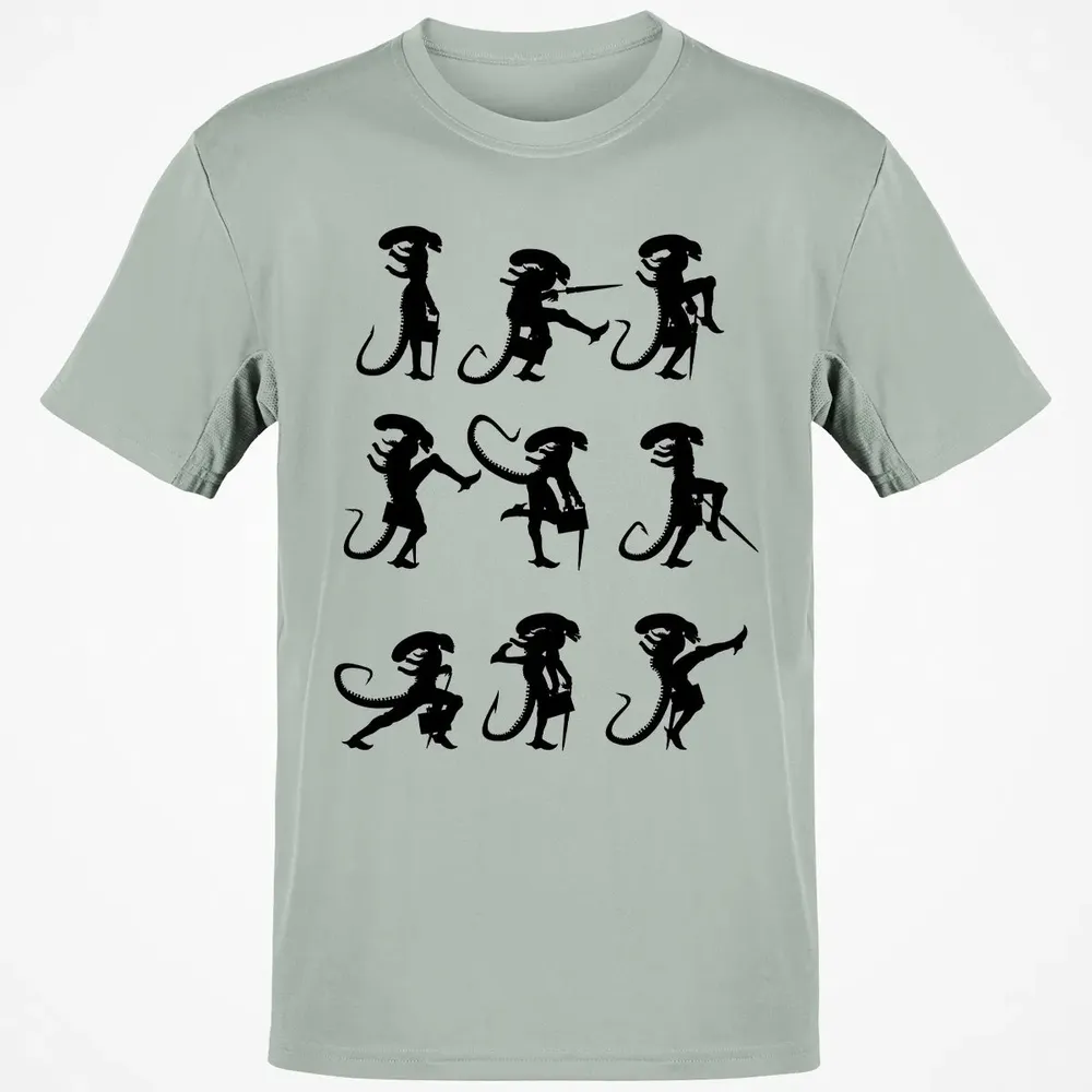 Alien Silly Walks Classic Unisex T-Shirt - 3