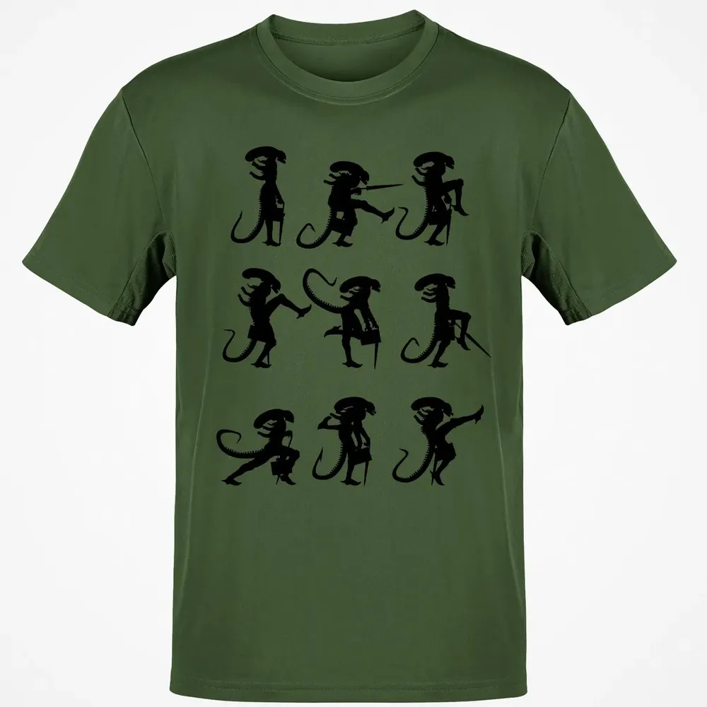Alien Silly Walks Classic Unisex T-Shirt - 7