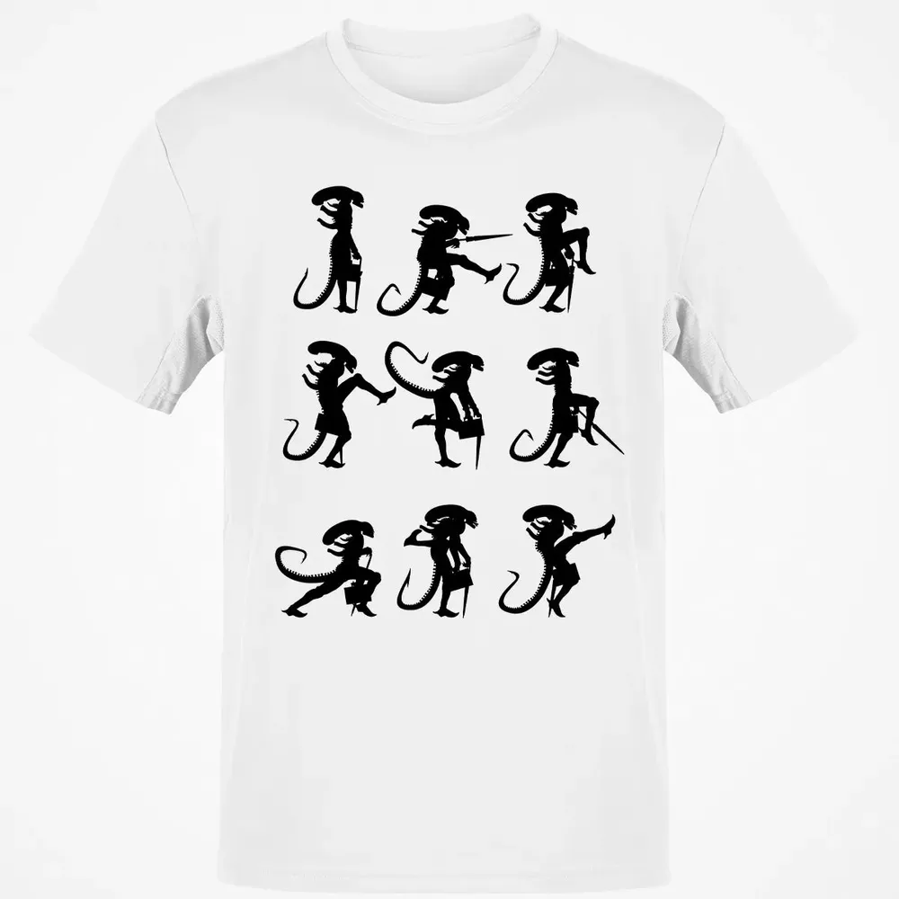 Alien Silly Walks Classic Unisex T-Shirt - 13