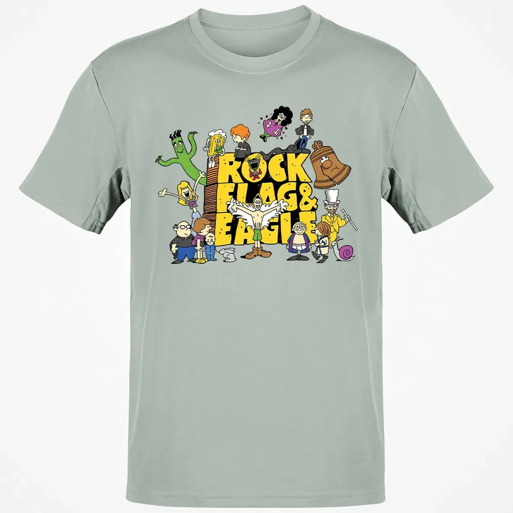 Rock Flag Eagle Classic Unisex T-Shirt - 3