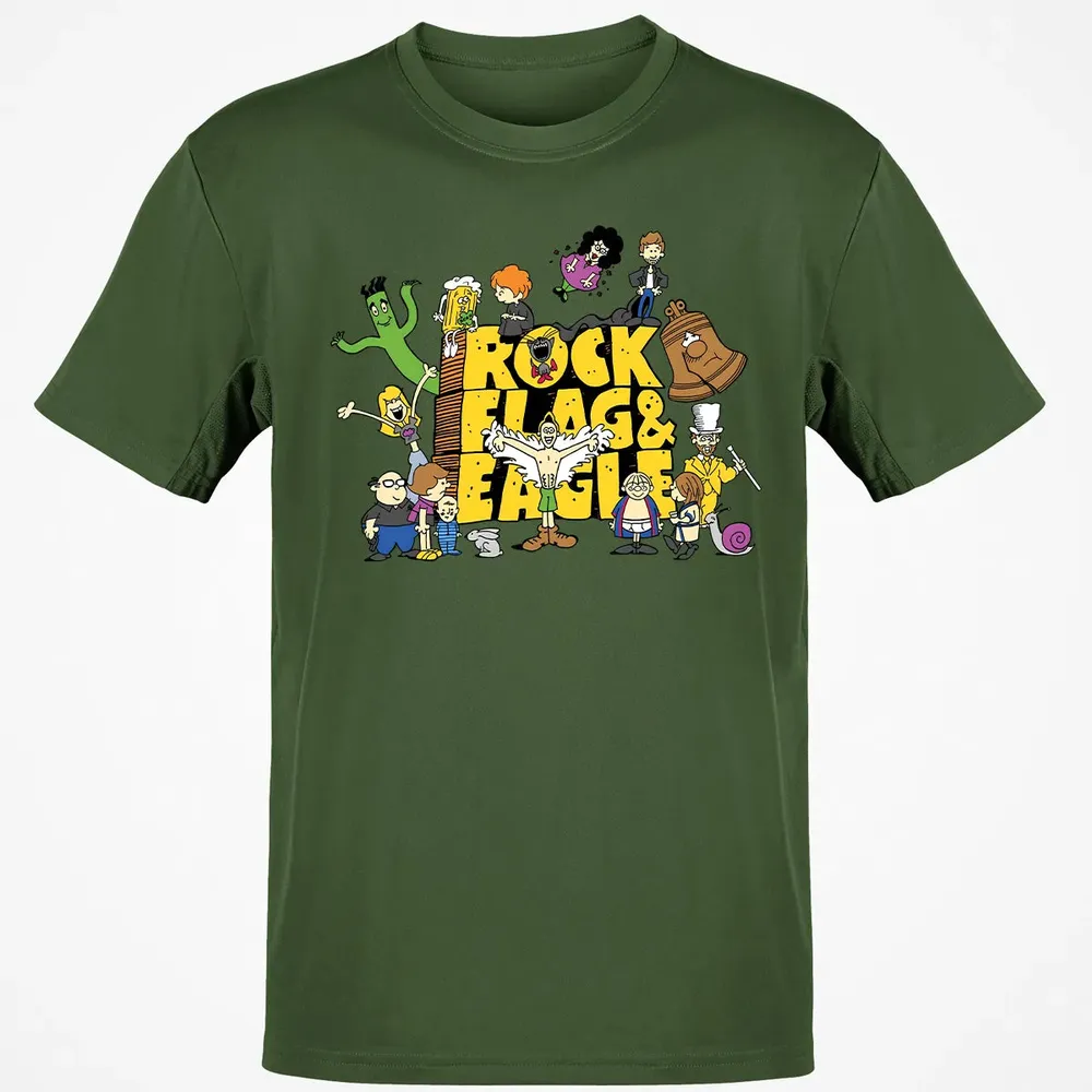 Rock Flag Eagle Classic Unisex T-Shirt - 7