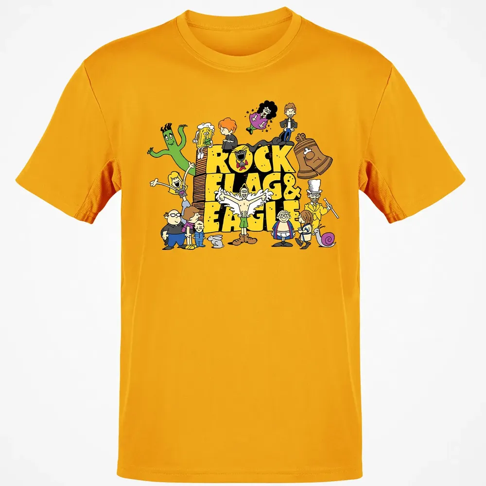 Rock Flag Eagle Classic Unisex T-Shirt - 5