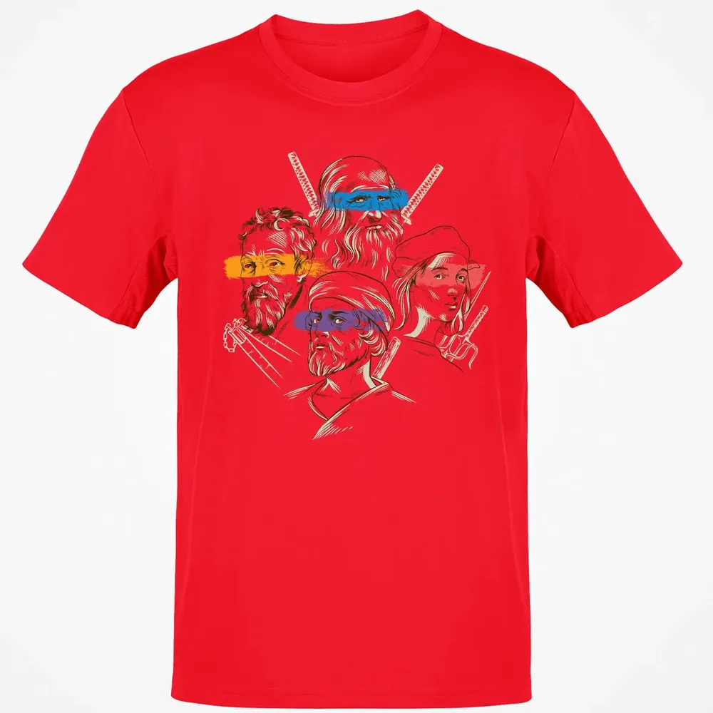 Leonardo, Michelangelo, Donatello, Raphael Classic Unisex T-Shirt - 11