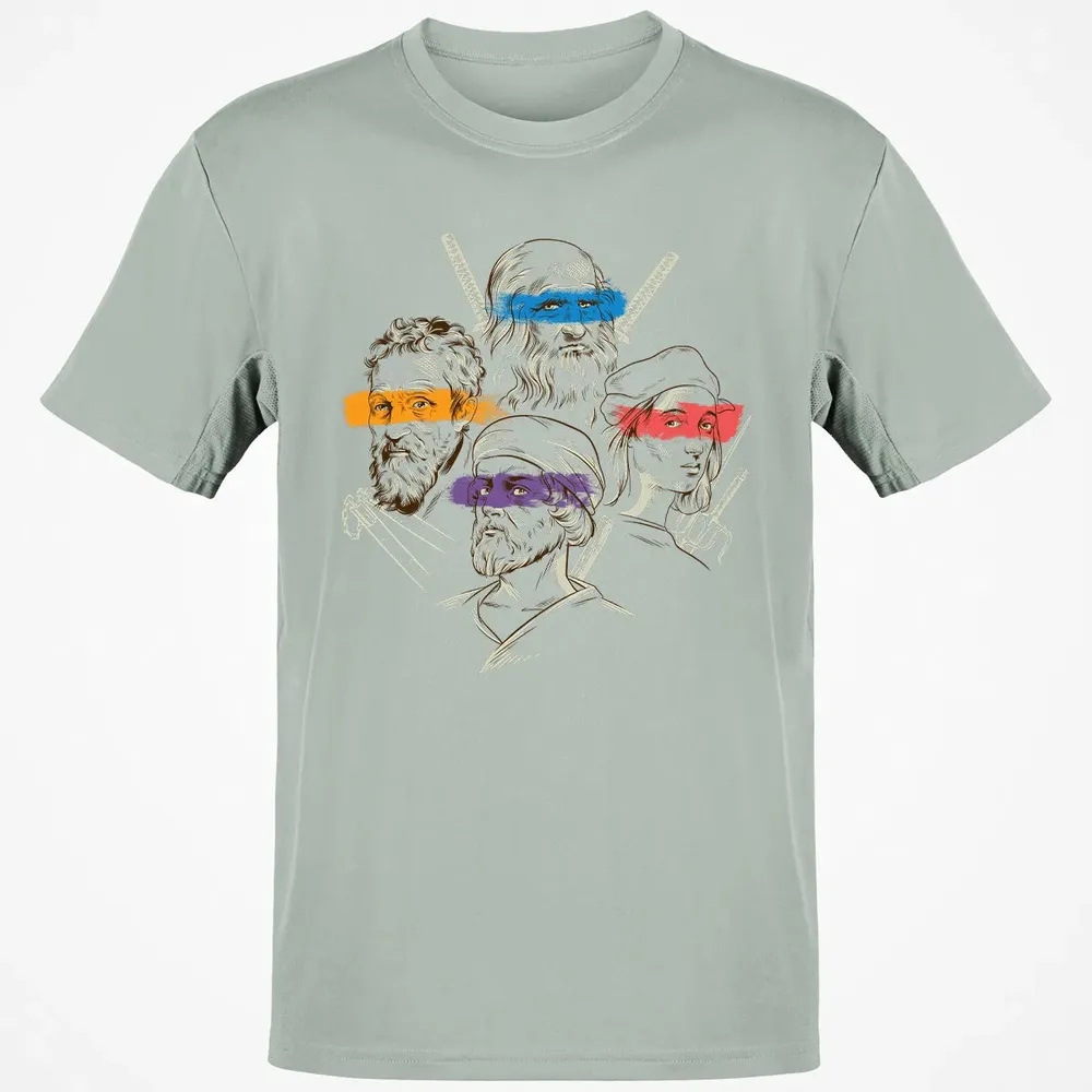 Leonardo, Michelangelo, Donatello, Raphael Classic Unisex T-Shirt - 3