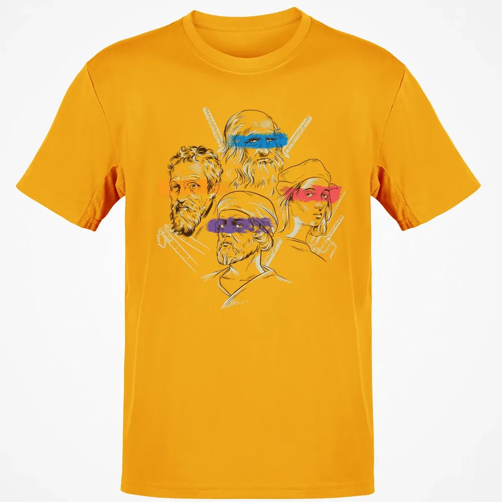 Leonardo, Michelangelo, Donatello, Raphael Classic Unisex T-Shirt - 5