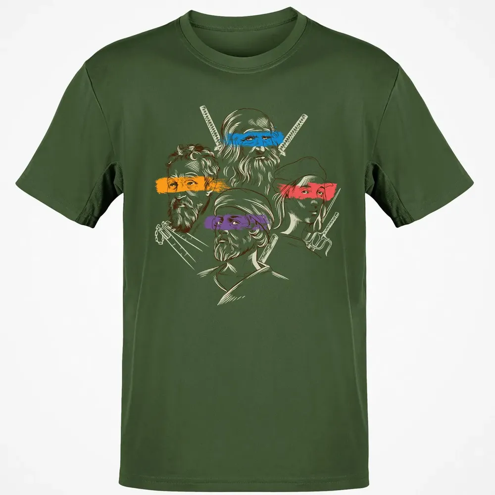 Leonardo, Michelangelo, Donatello, Raphael Classic Unisex T-Shirt - 7