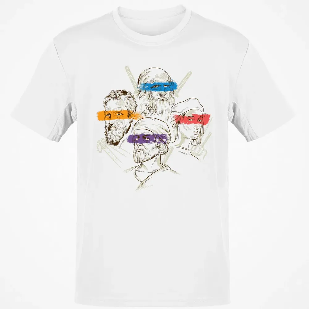Leonardo, Michelangelo, Donatello, Raphael Classic Unisex T-Shirt - 13