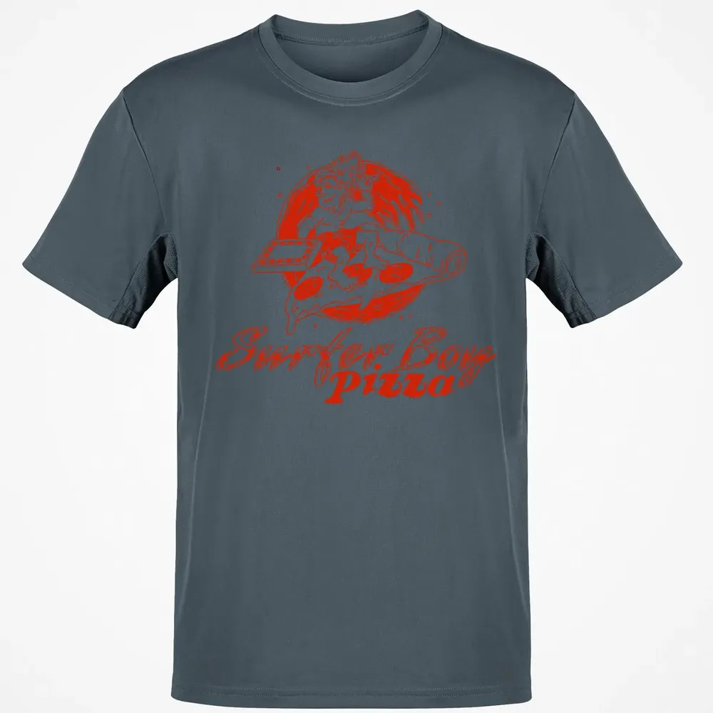 Surfer Boy Pizza Classic Unisex T-Shirt - 4