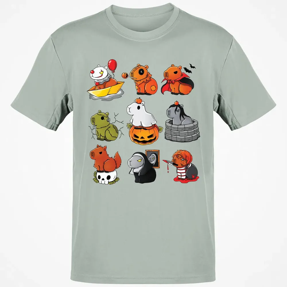Horror Capybara Classic Unisex T-Shirt - 3