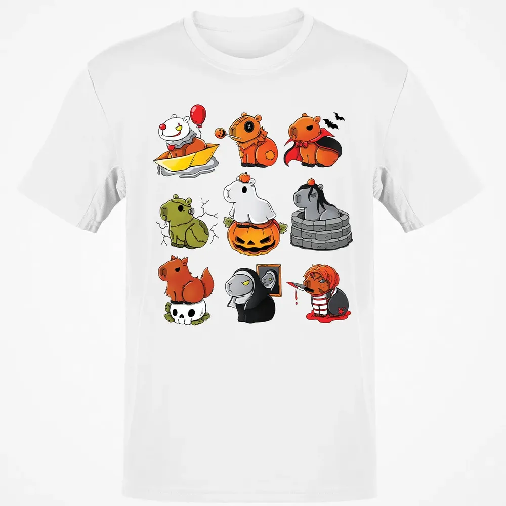 Horror Capybara Classic Unisex T-Shirt - 13