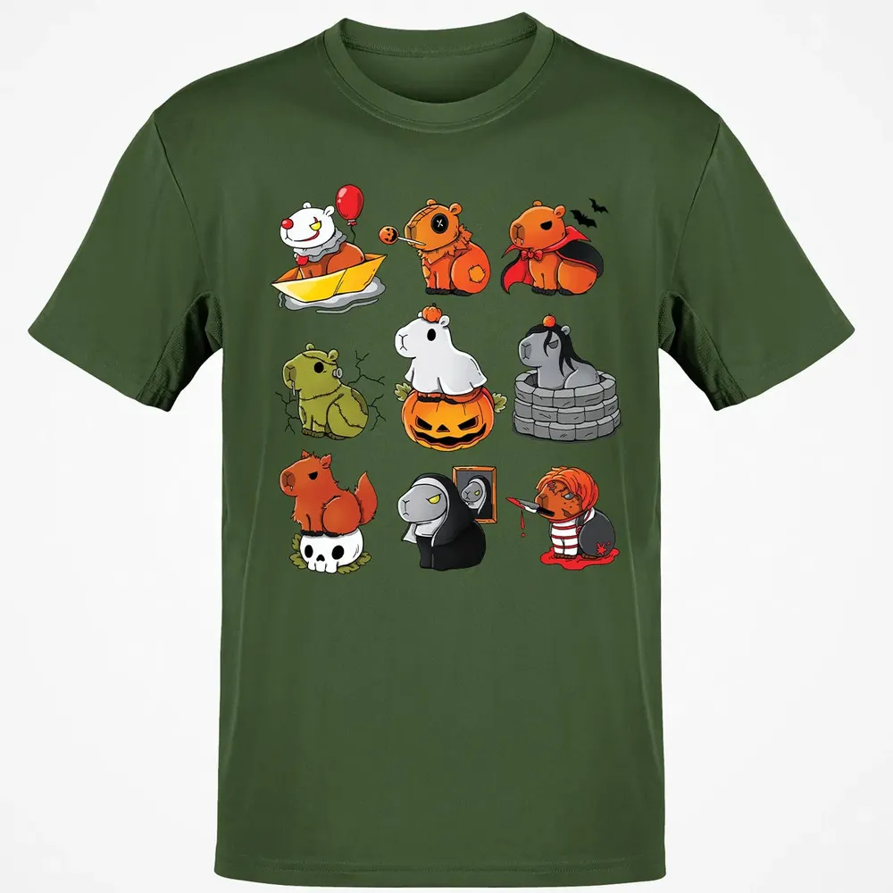 Horror Capybara Classic Unisex T-Shirt - 7