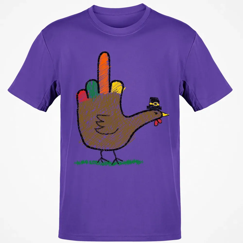 Mid Finger Thanksgiving Classic Unisex T-Shirt - 10