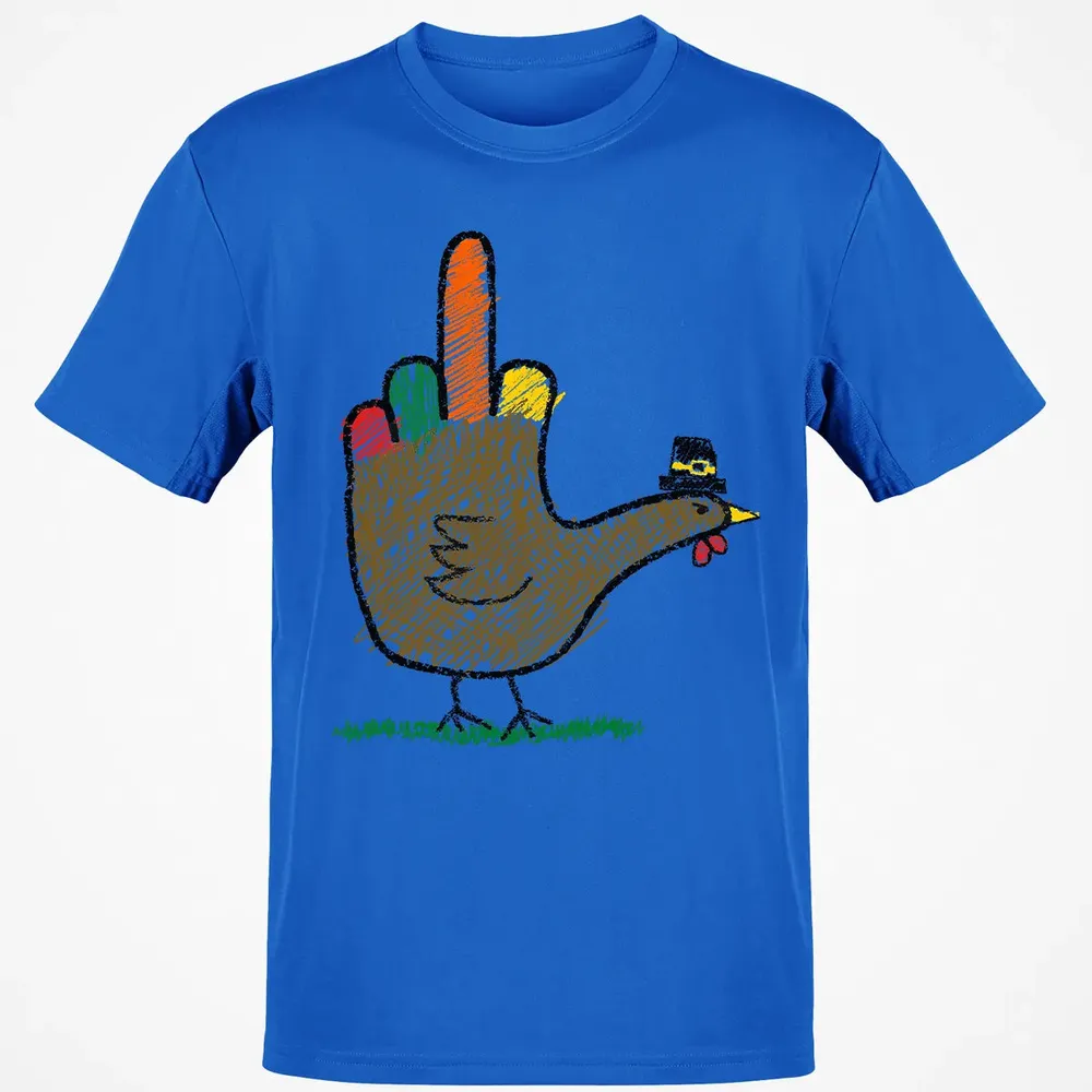 Mid Finger Thanksgiving Classic Unisex T-Shirt - 12