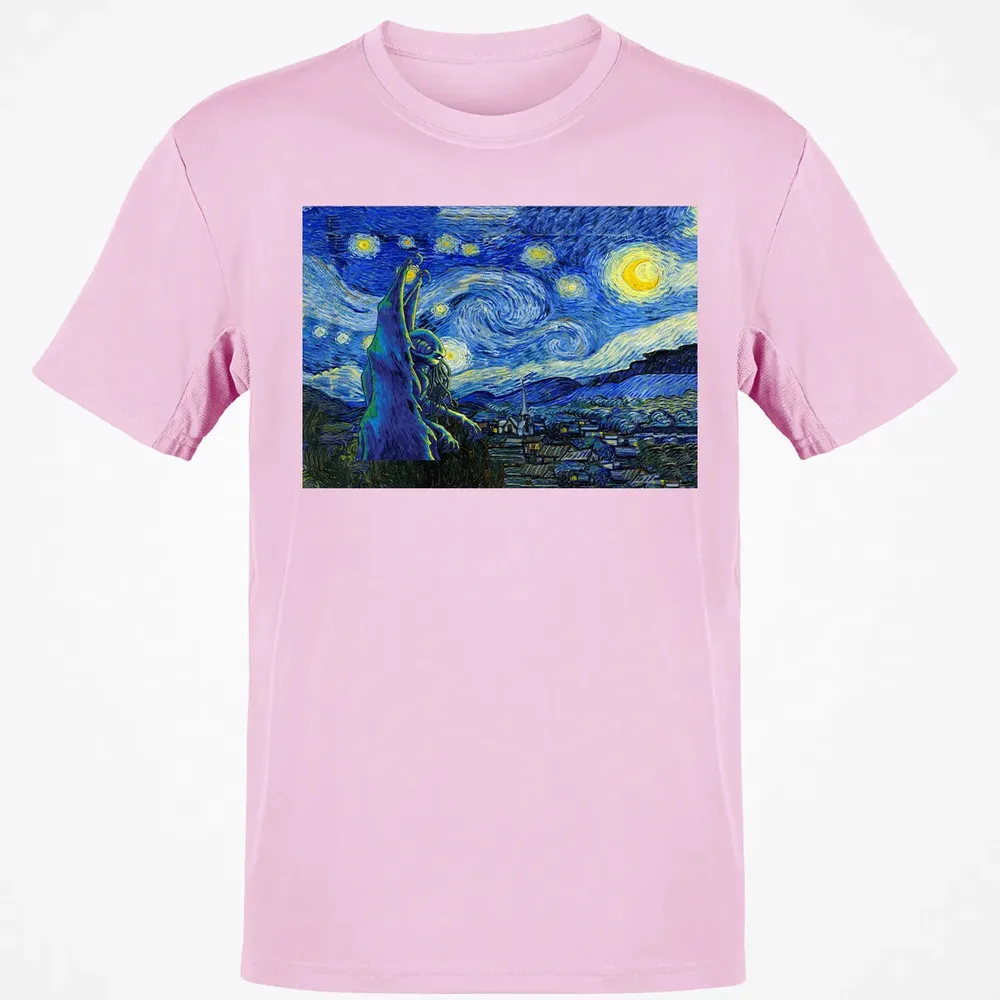Cthulhu In Starry Night Classic Unisex T-Shirt - 6