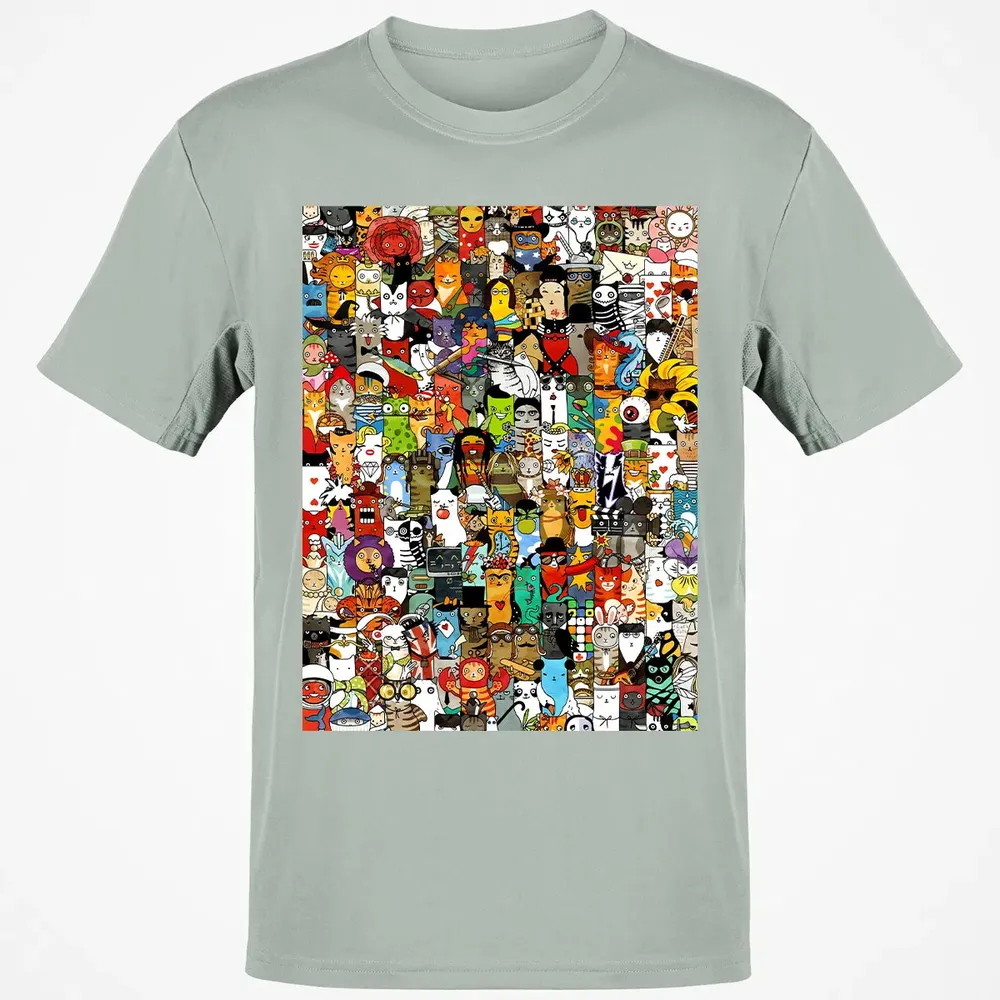 Cat Characters Classic Unisex T-Shirt - 3