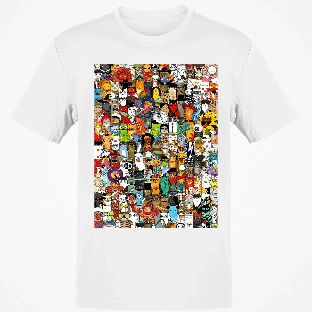 Cat Characters Classic Unisex T-Shirt - 13