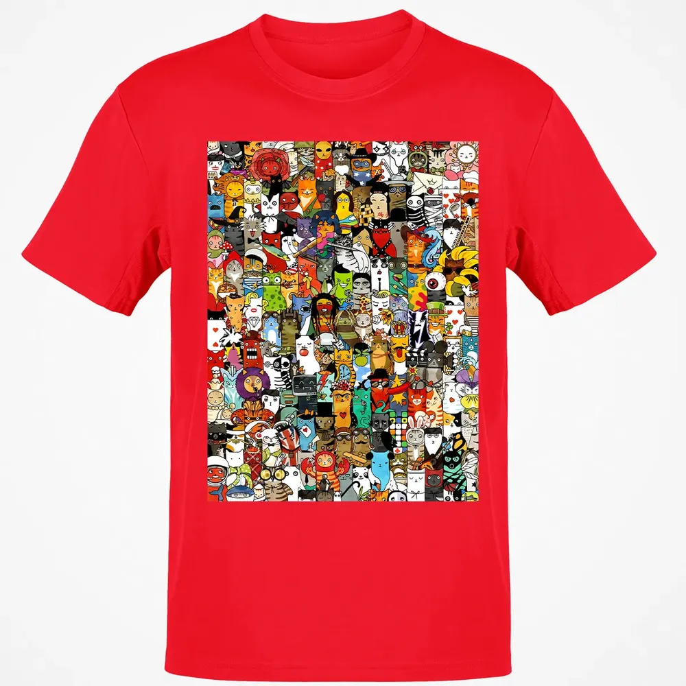 Cat Characters Classic Unisex T-Shirt - 11