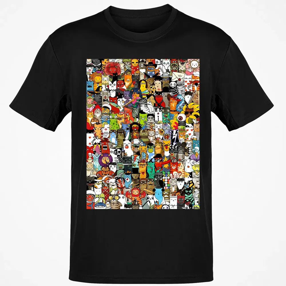 Cat Characters Classic Unisex T-Shirt - 2