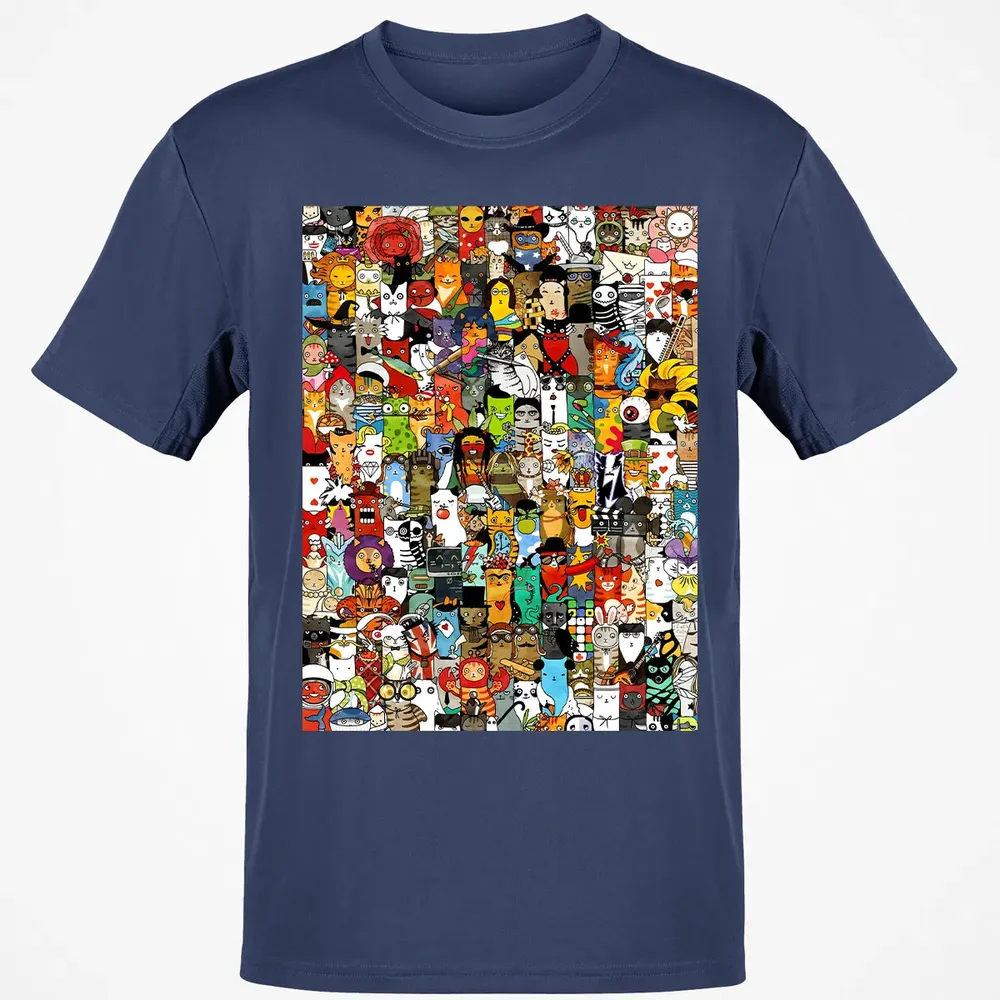 Cat Characters Classic Unisex T-Shirt - 8
