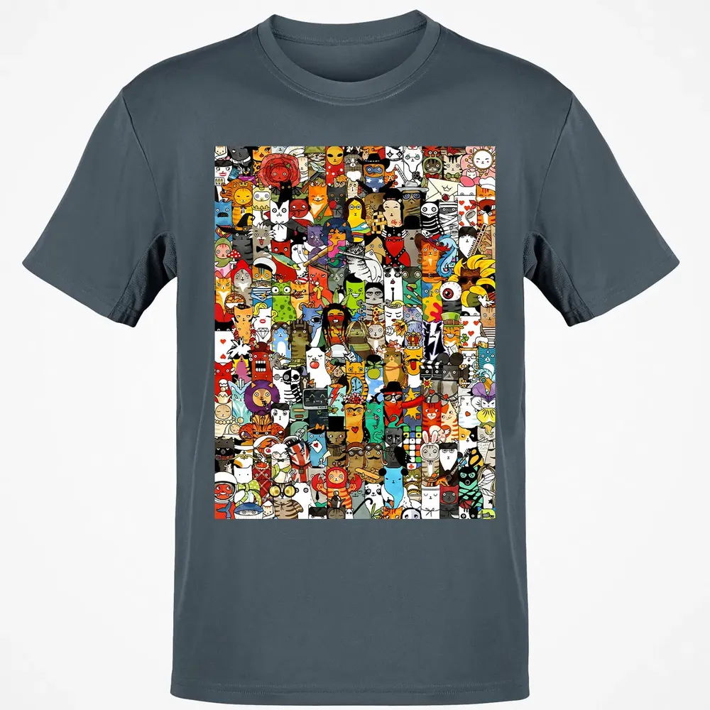 Cat Characters Classic Unisex T-Shirt - 4