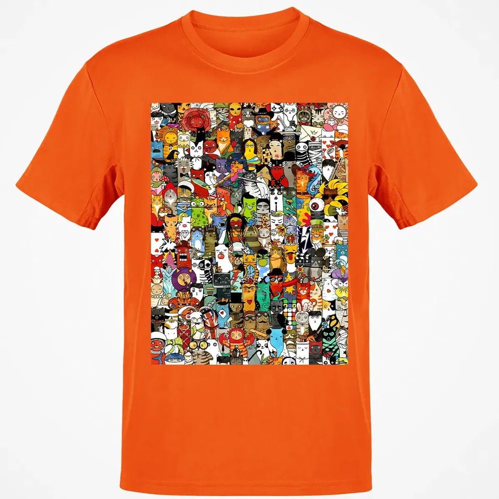 Cat Characters Classic Unisex T-Shirt - 9