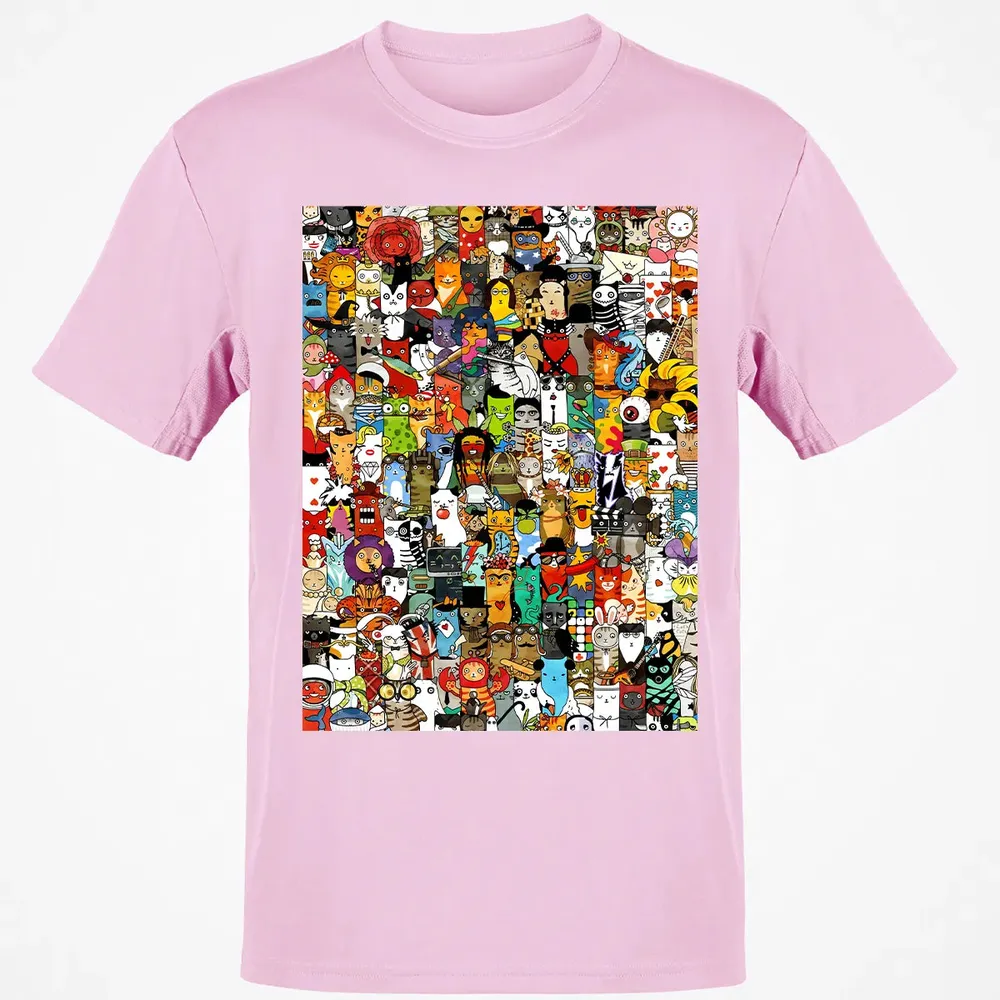 Cat Characters Classic Unisex T-Shirt - 6