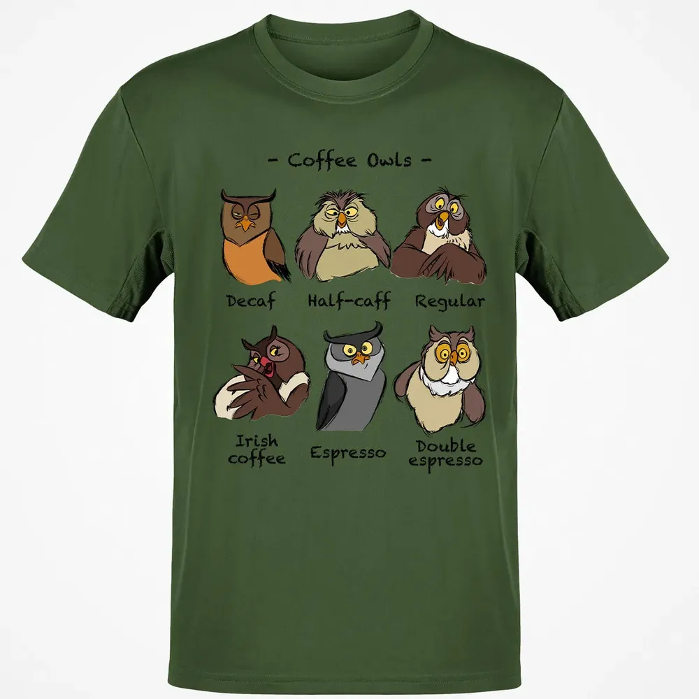 Coffee Owls Classic Unisex T-Shirt - 7
