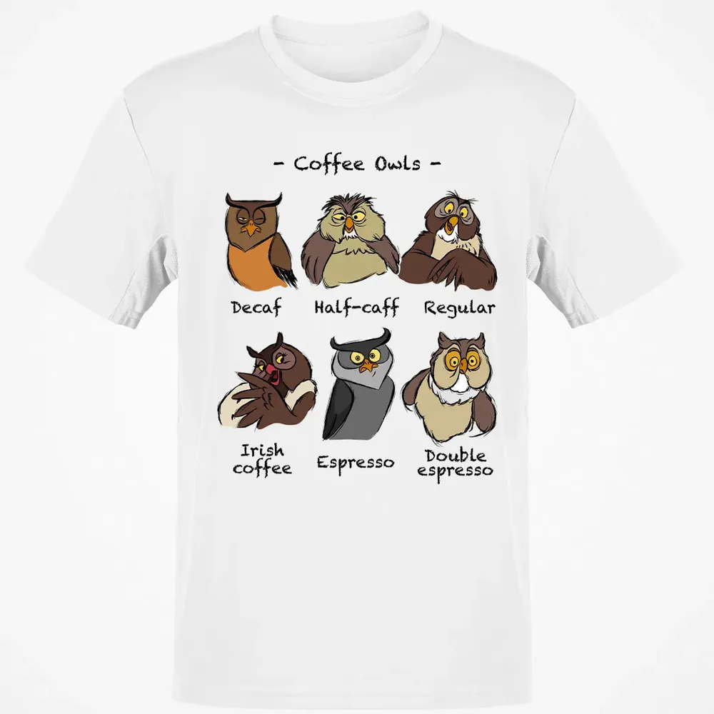 Coffee Owls Classic Unisex T-Shirt - 13