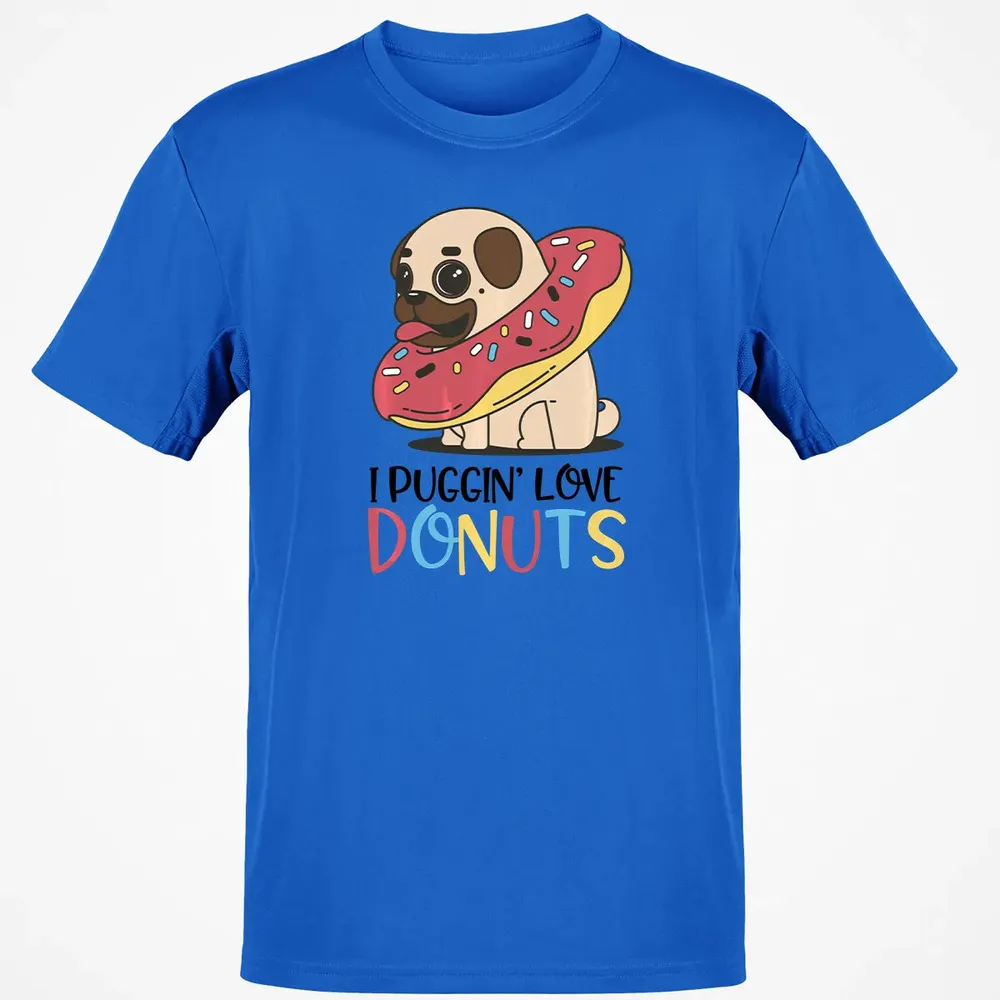 I Puggin Love Donuts Gift Pug Donut  Sweat Classic Unisex T-Shirt - 12