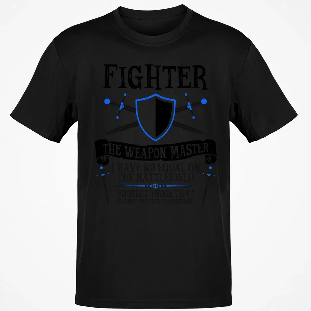 FIGHTER, THE WEAPON MASTER (White) Classic Unisex T-Shirt - 2