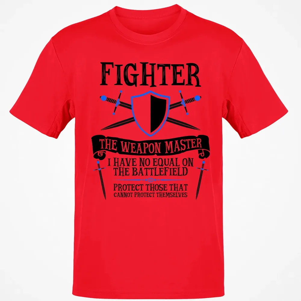 FIGHTER, THE WEAPON MASTER (White) Classic Unisex T-Shirt - 11
