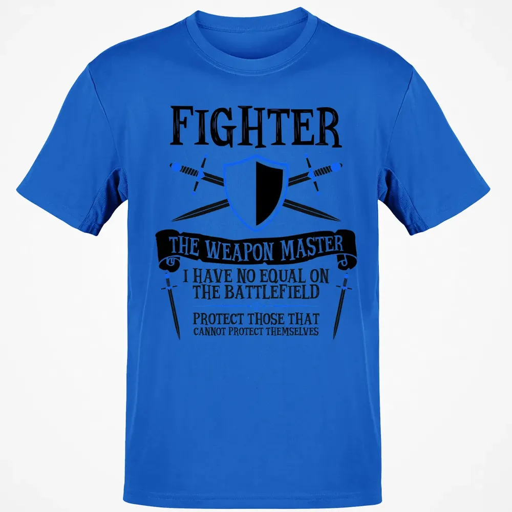 FIGHTER, THE WEAPON MASTER (White) Classic Unisex T-Shirt - 12