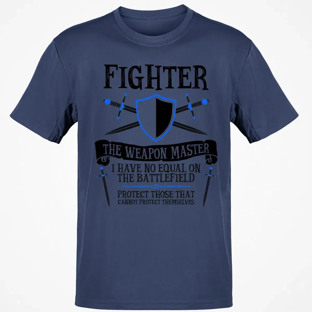 FIGHTER, THE WEAPON MASTER (White) Classic Unisex T-Shirt - 8