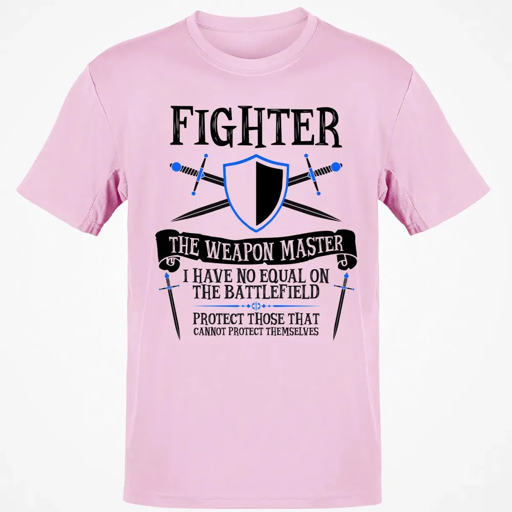FIGHTER, THE WEAPON MASTER (White) Classic Unisex T-Shirt - 6