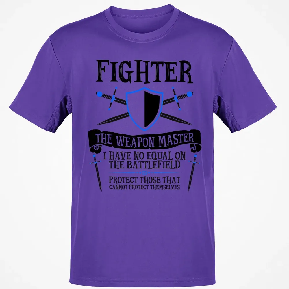 FIGHTER, THE WEAPON MASTER (White) Classic Unisex T-Shirt - 10