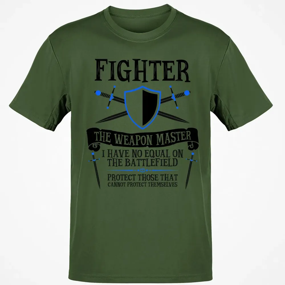 FIGHTER, THE WEAPON MASTER (White) Classic Unisex T-Shirt - 7