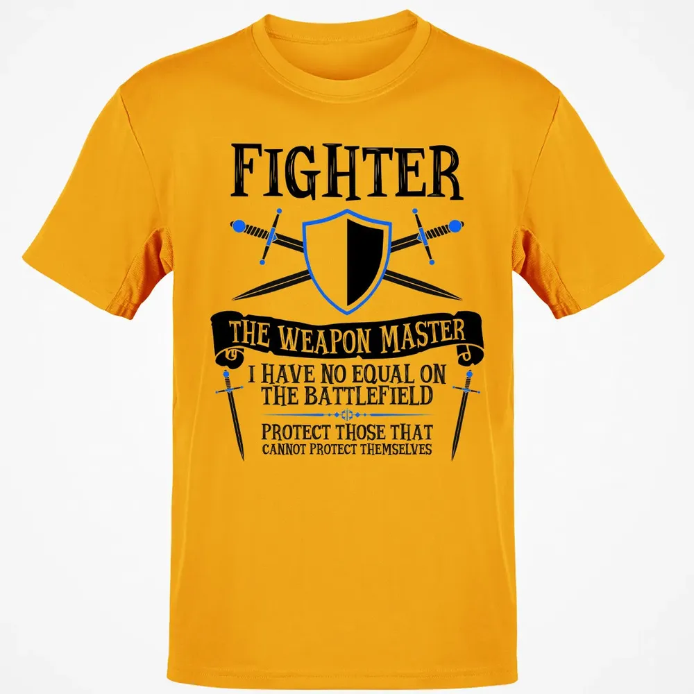 FIGHTER, THE WEAPON MASTER (White) Classic Unisex T-Shirt - 5