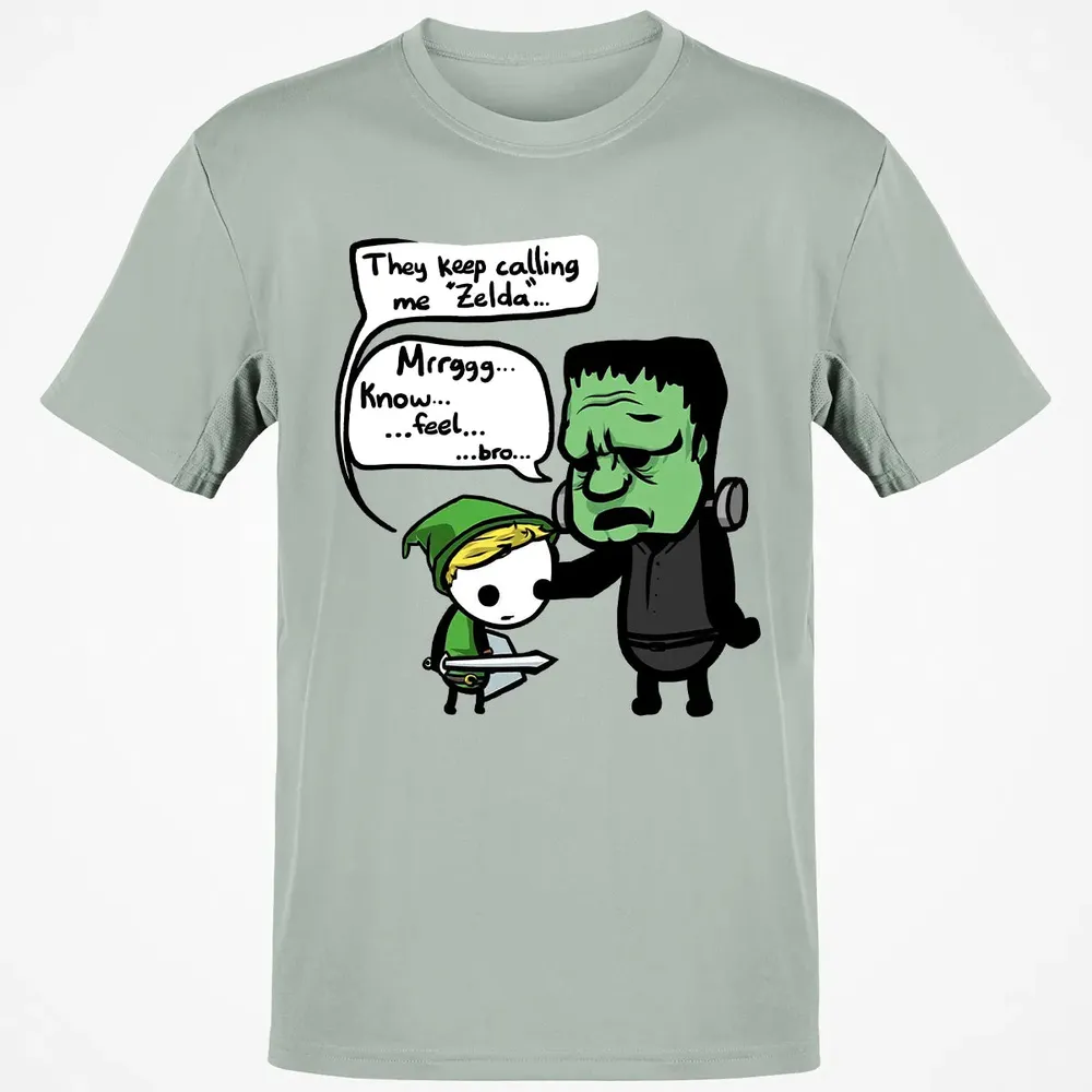 Zelda & Frankenstein Classic Unisex T-Shirt - 3