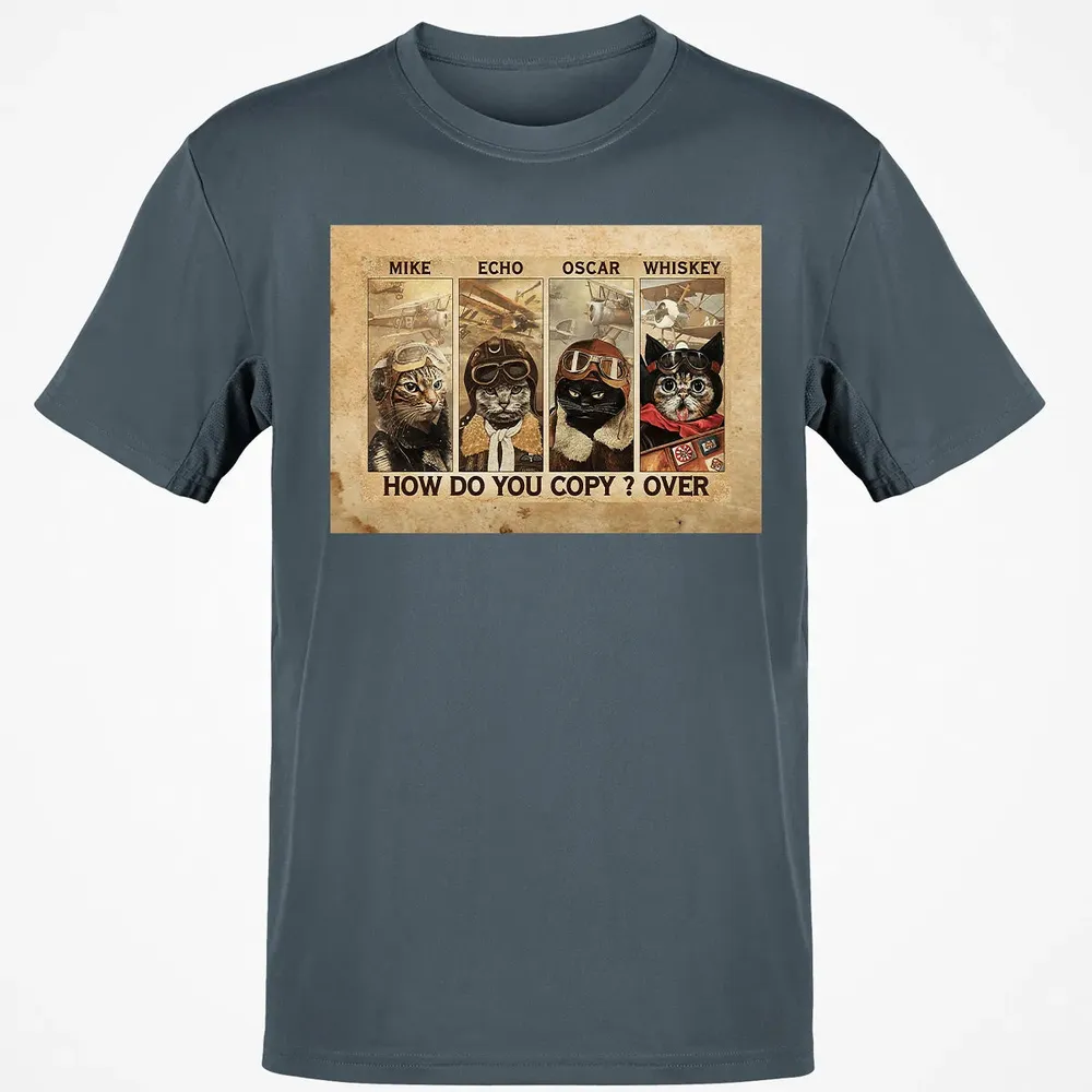 Mike Echo Oscar Whiskey How Do You Copy ? Over Classic Unisex T-Shirt - 4