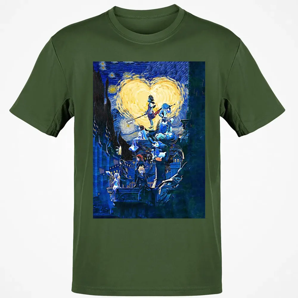 KDHearts Starry Night Classic Unisex T-Shirt - 7