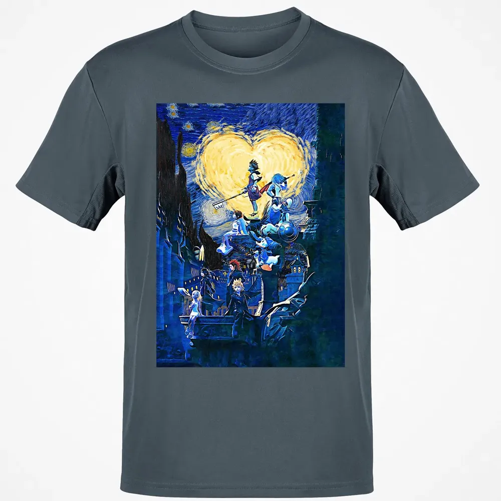 KDHearts Starry Night Classic Unisex T-Shirt - 4