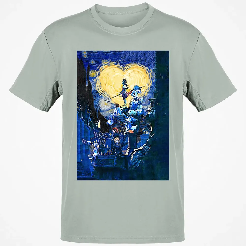 KDHearts Starry Night Classic Unisex T-Shirt - 3