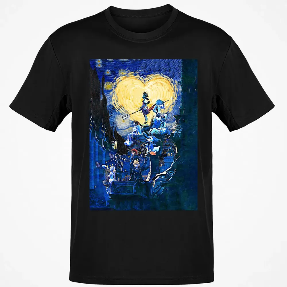 KDHearts Starry Night Classic Unisex T-Shirt - 2